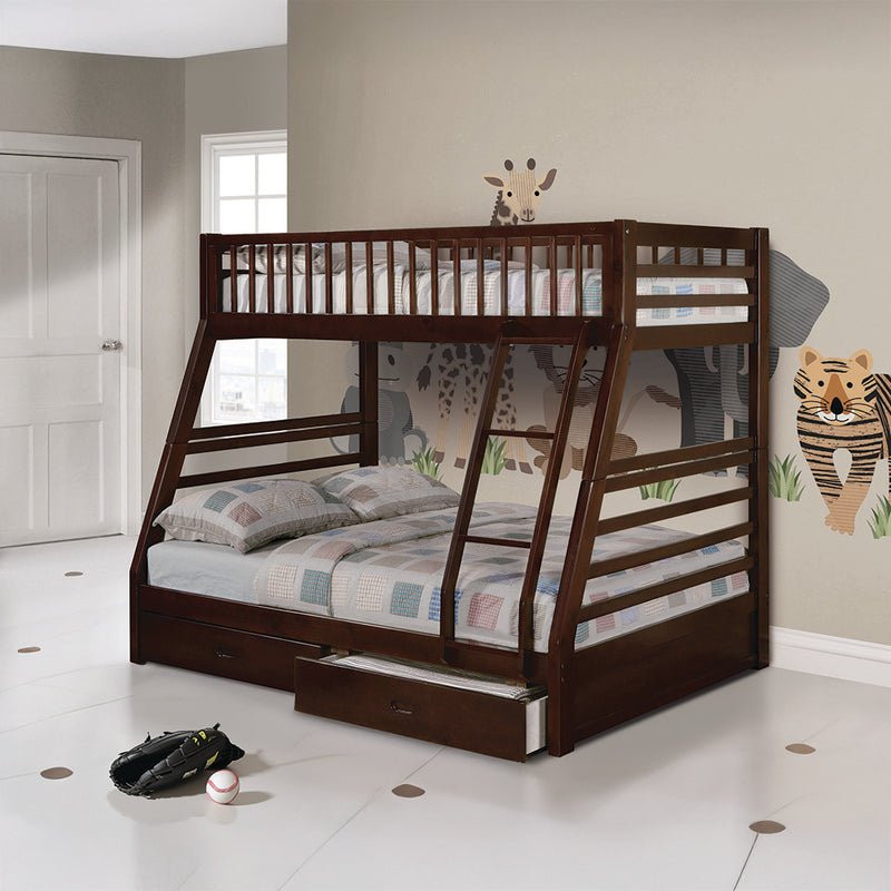 Bunk Bed (T/F) w/2 Drawers