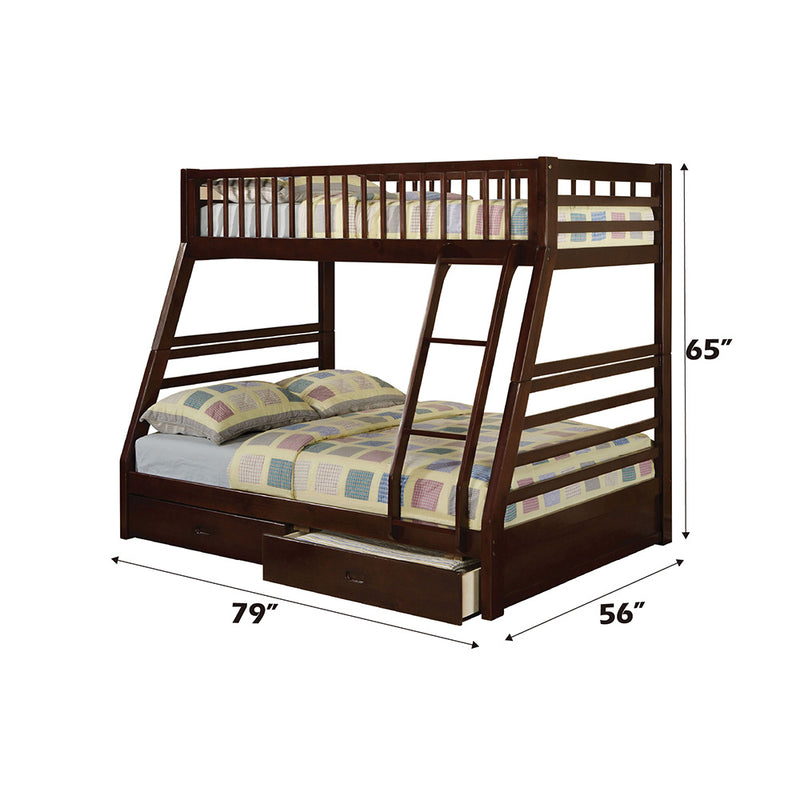 Bunk Bed (T/F) w/2 Drawers