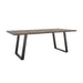 Misty Sled Leg Dining Table Grey Sheesham and Gunmetal image