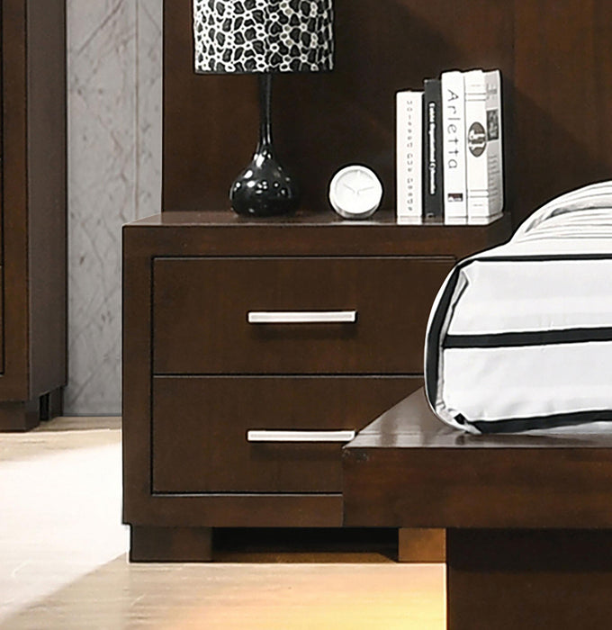 Jessica 2-drawer Nightstand Cappuccino image