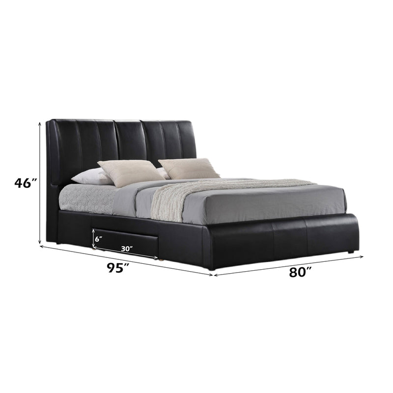 Eastern King Bed w/Storage