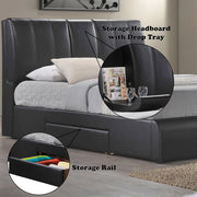 Eastern King Bed w/Storage