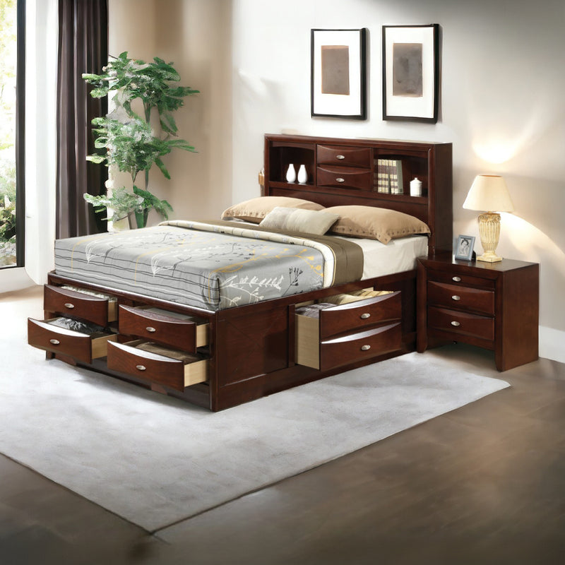 Eastern King Bed w/Storage