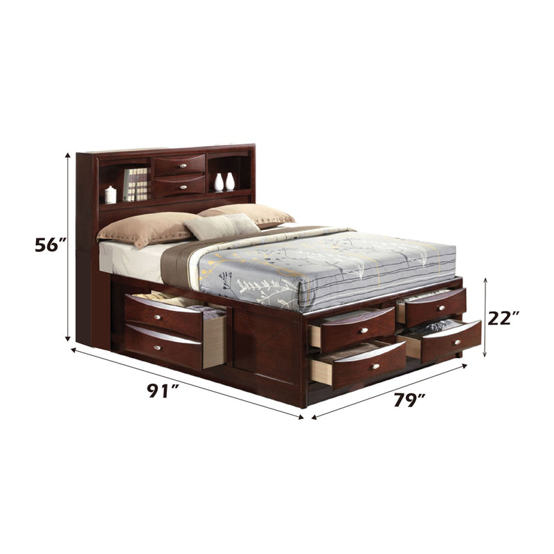 Eastern King Bed w/Storage