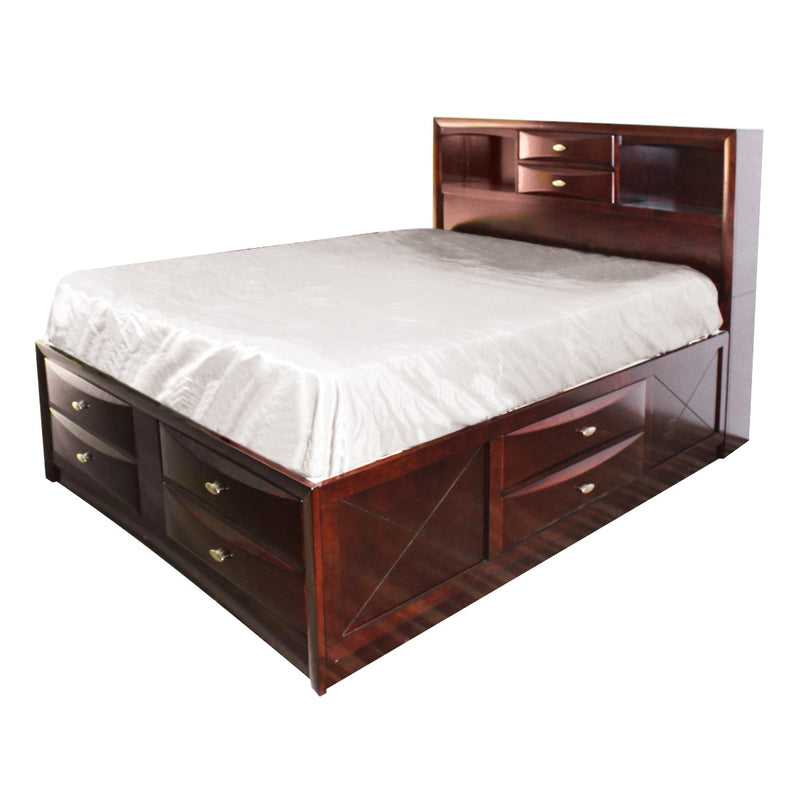 Queen Bed w/Storage