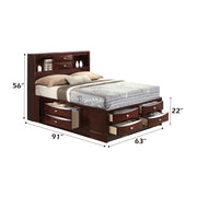Queen Bed w/Storage