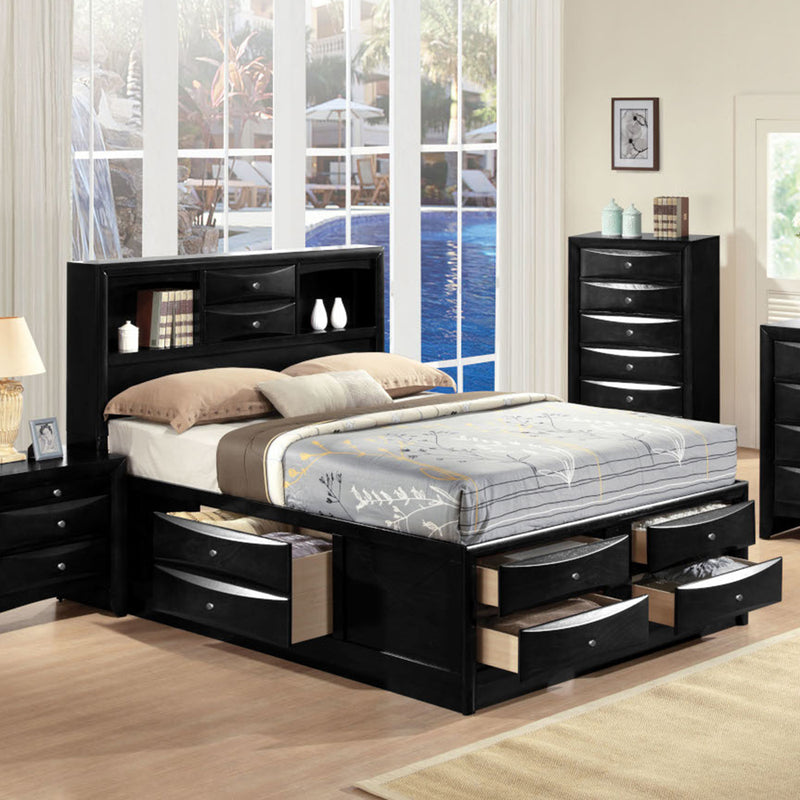 Queen Bed w/Storage