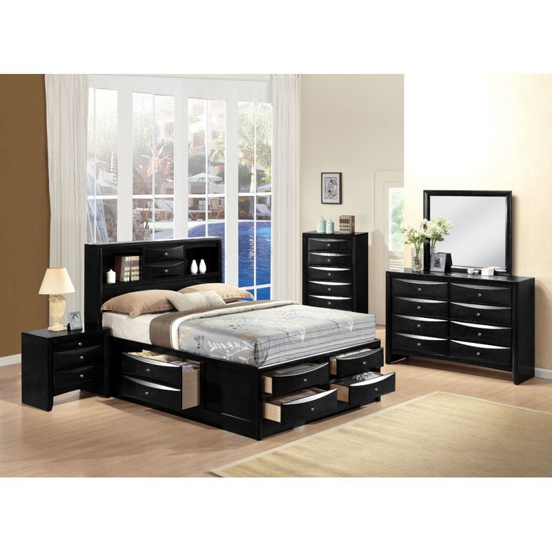 Queen Bed w/Storage