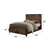 Queen Bed w/Storage