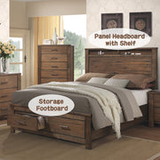 Queen Bed w/Storage