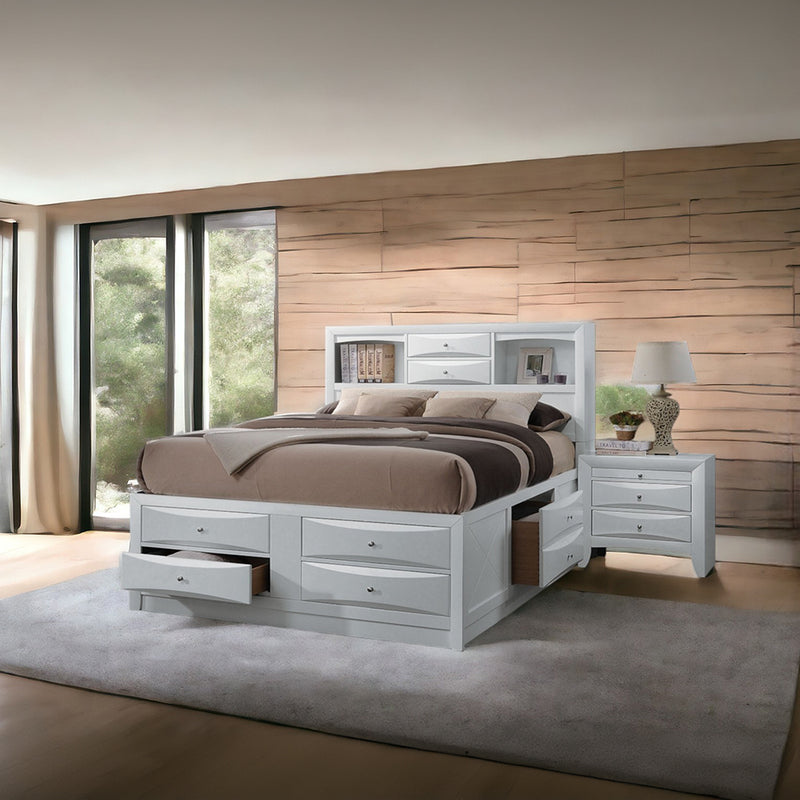 Eastern King Bed w/Storage