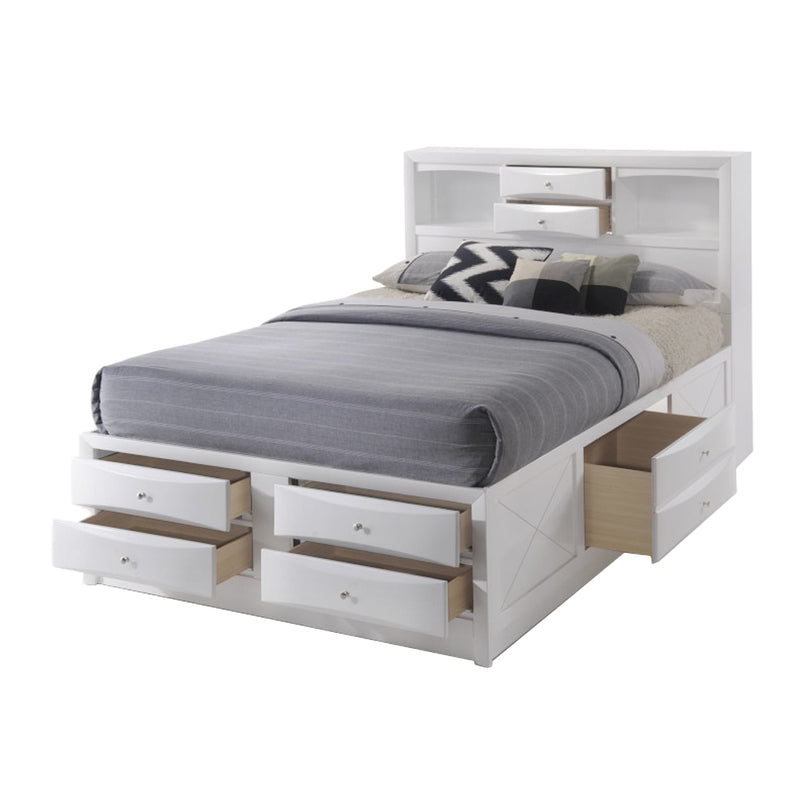 Queen Bed w/Storage
