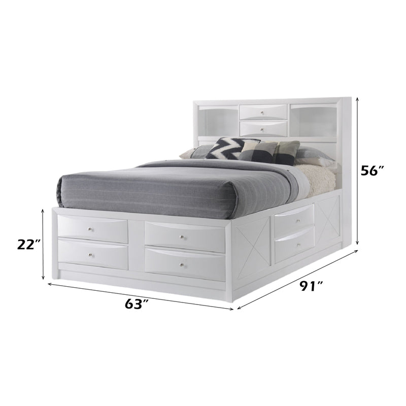 Queen Bed w/Storage