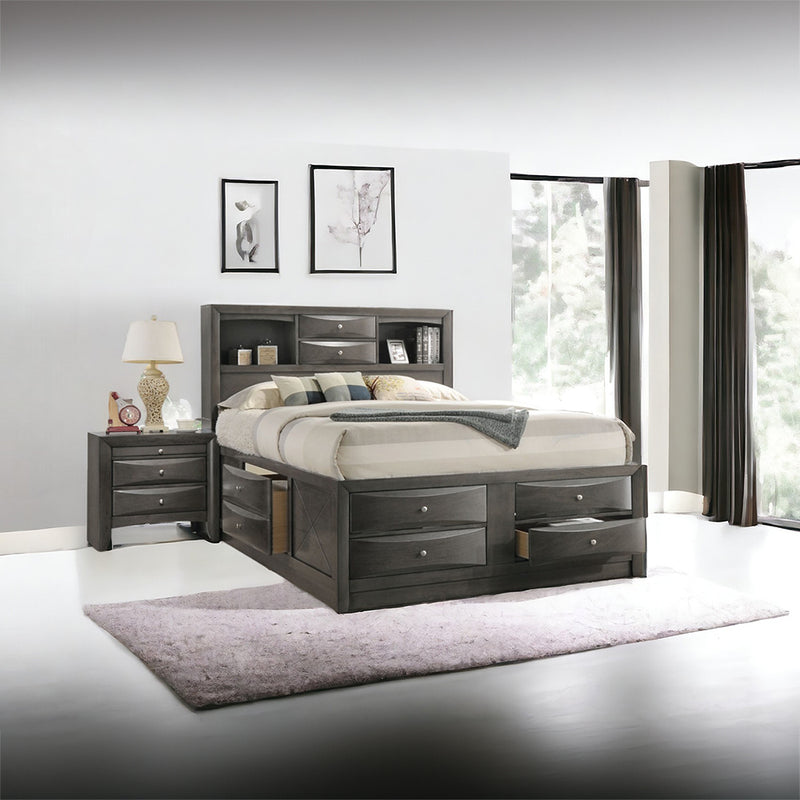 Eastern King Bed w/Storage