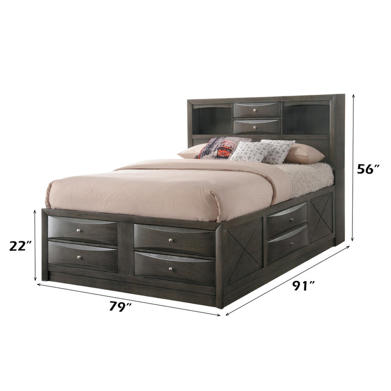 Eastern King Bed w/Storage