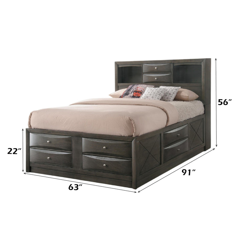 Queen Bed w/Storage