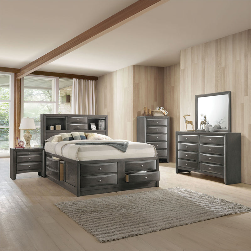 Queen Bed w/Storage