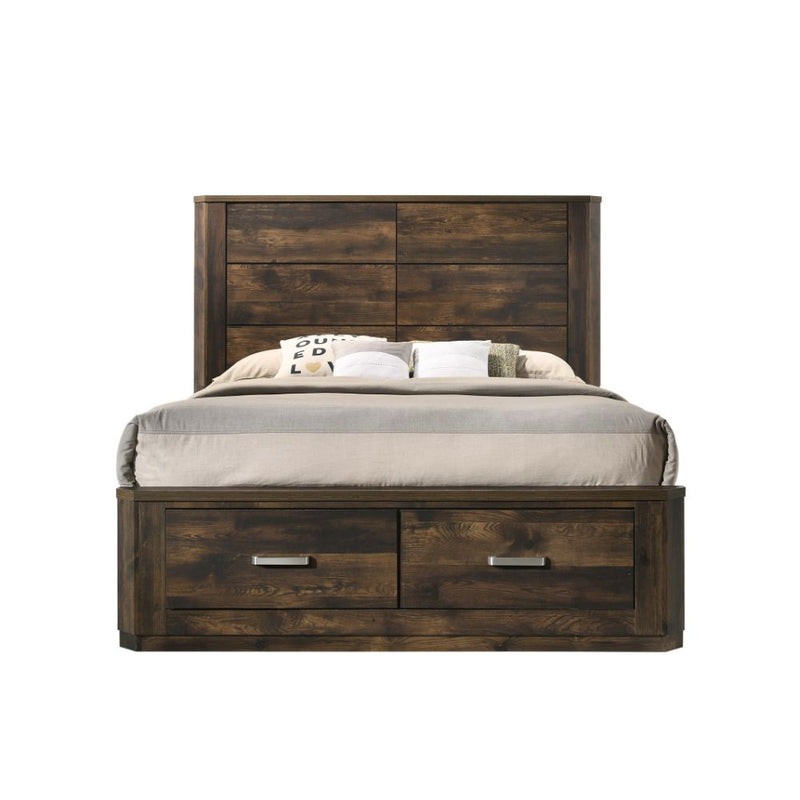 Queen Bed w/Storage