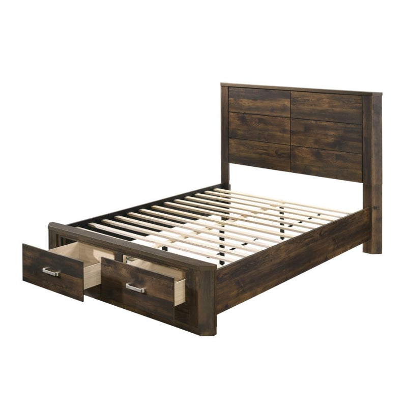 Queen Bed w/Storage
