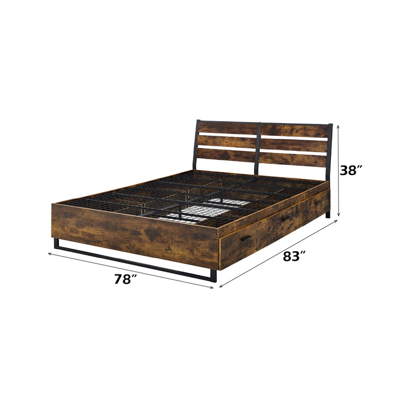 Eastern King Bed w/Storage