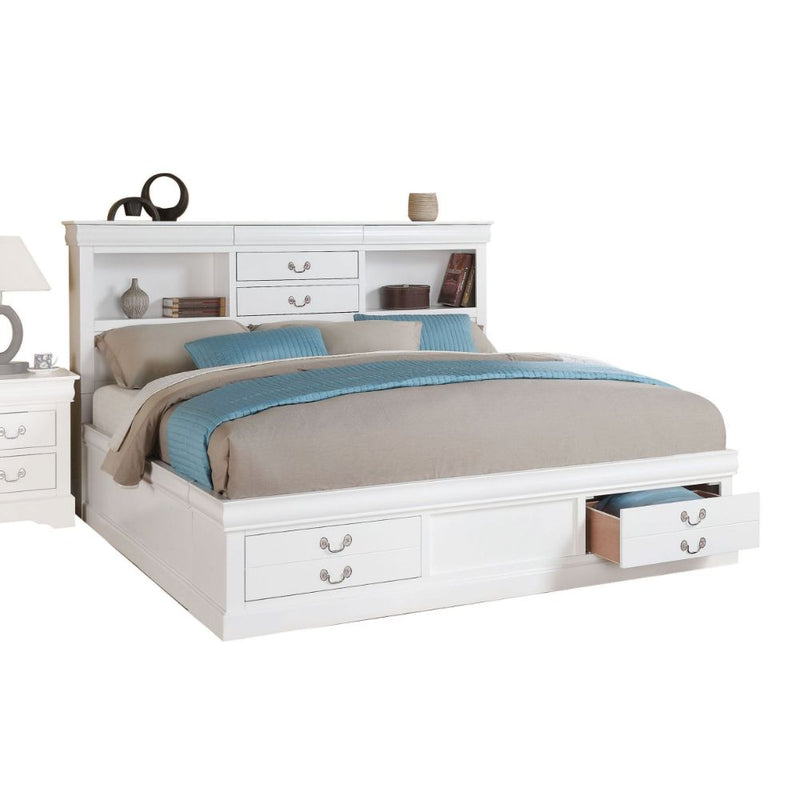 Eastern King Bed w/Storage