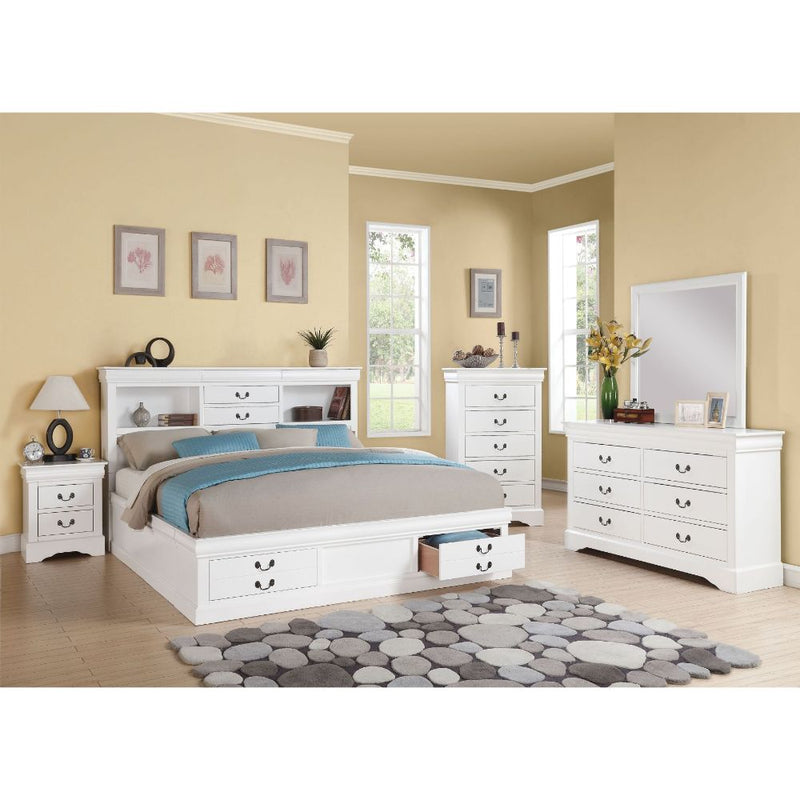 Eastern King Bed w/Storage