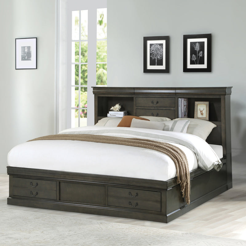 Queen Bed w/Storage