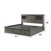 Queen Bed w/Storage