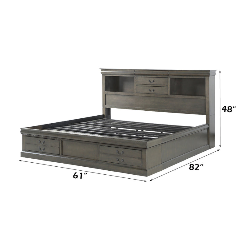 Queen Bed w/Storage
