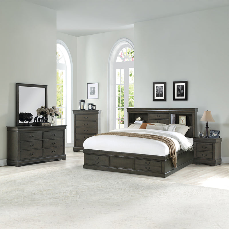 Queen Bed w/Storage