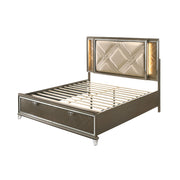 Eastern King Bed w/Storage & LED