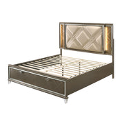 Queen Bed w/Storage & LED
