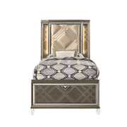 Twin Bed w/Storage & LED
