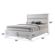 Eastern King Bed w/Storage