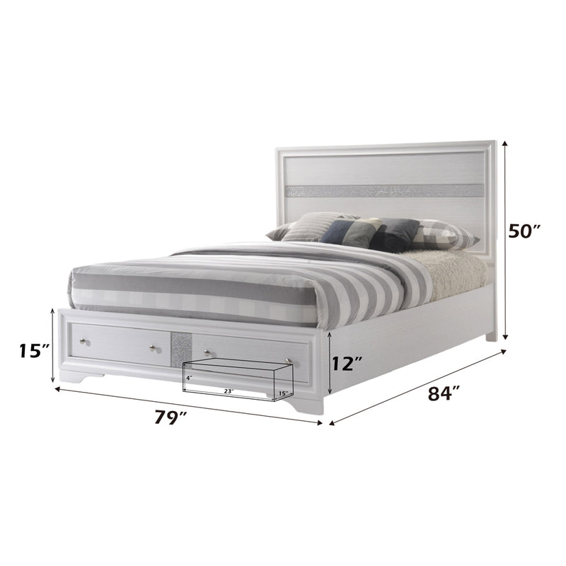 Eastern King Bed w/Storage