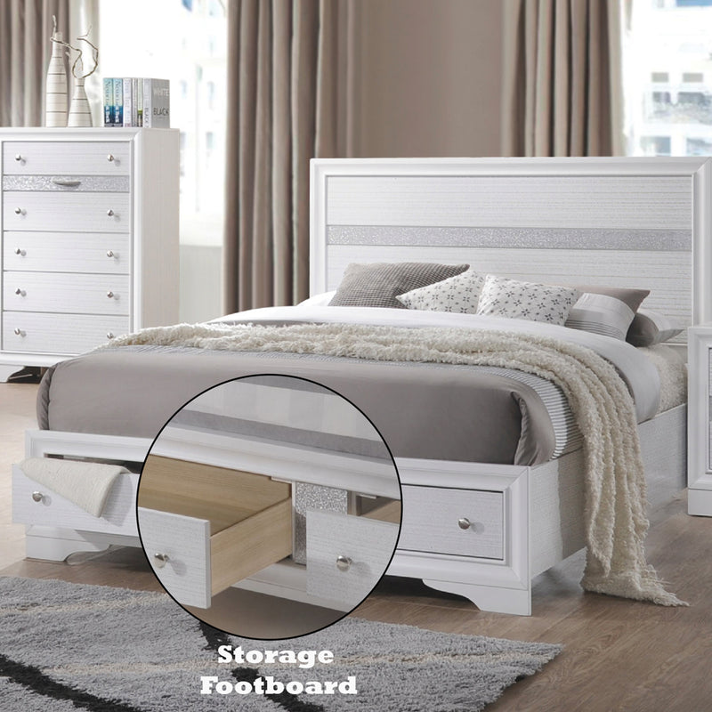 Eastern King Bed w/Storage