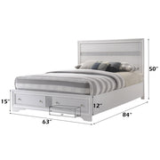 Queen Bed w/Storage