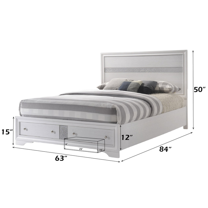 Queen Bed w/Storage