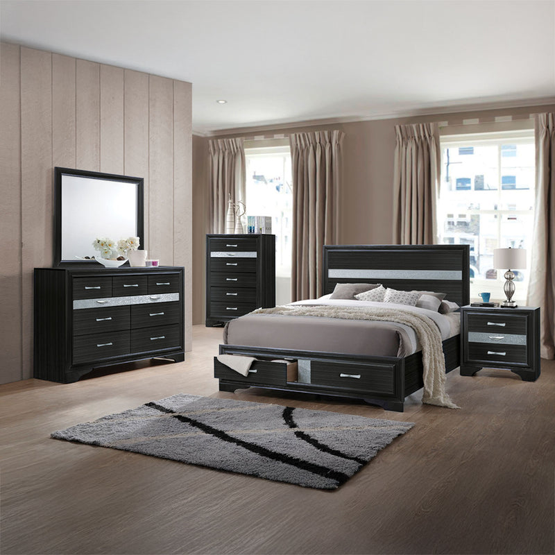 Queen Bed w/Storage