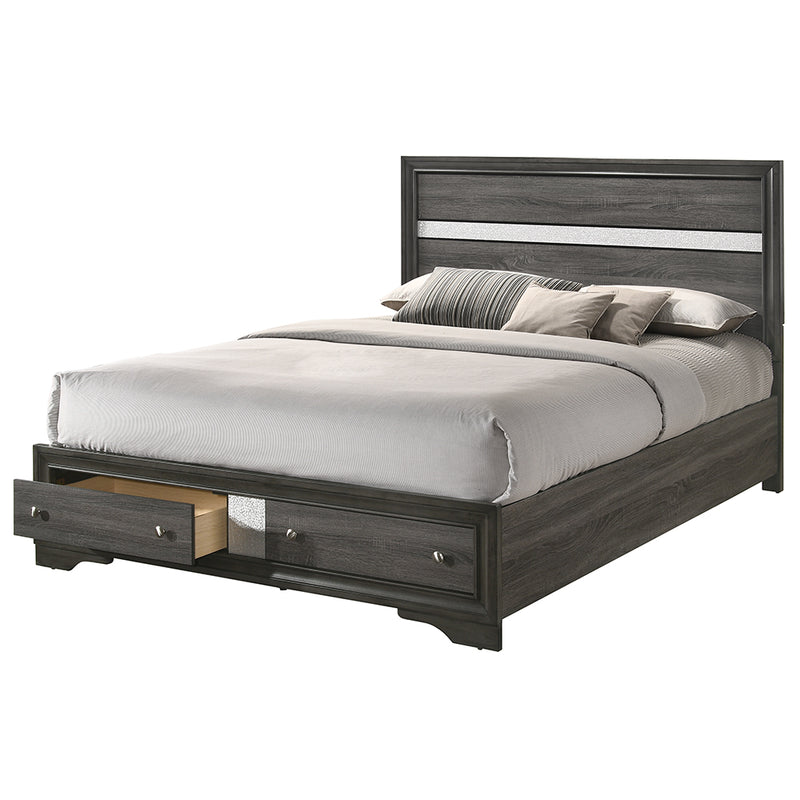 Queen Bed w/Storage