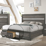 Queen Bed w/Storage