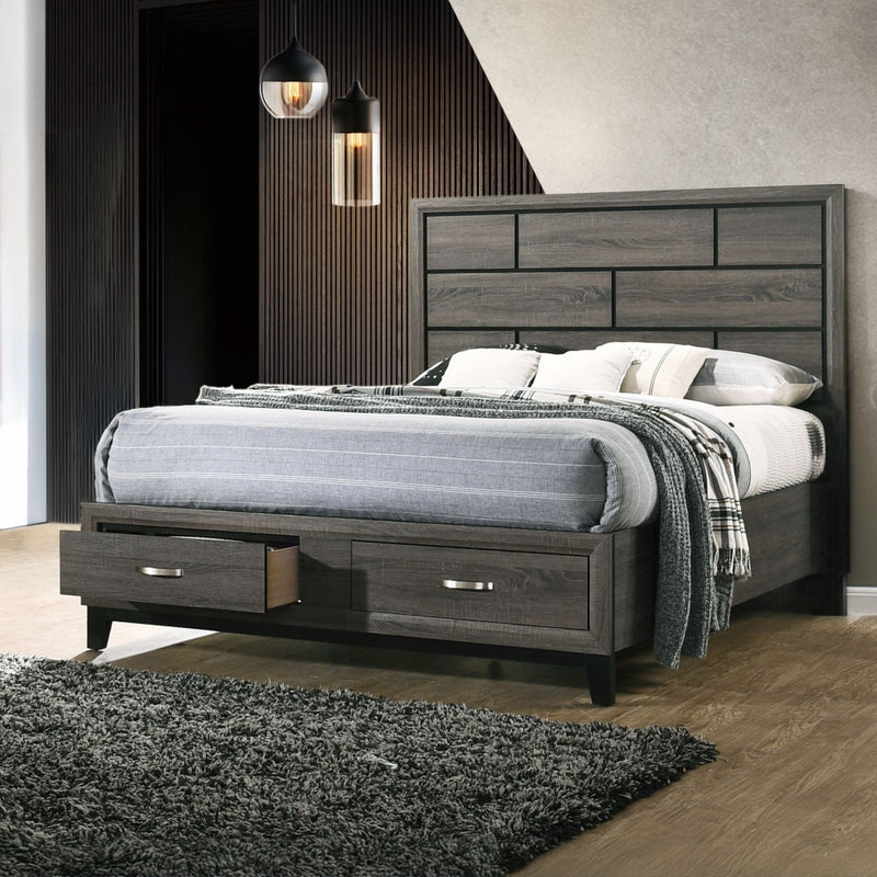 Eastern King Bed w/Storage