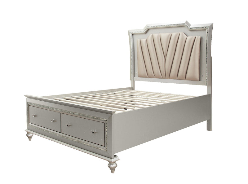 CK Bed w/Storage & LED
