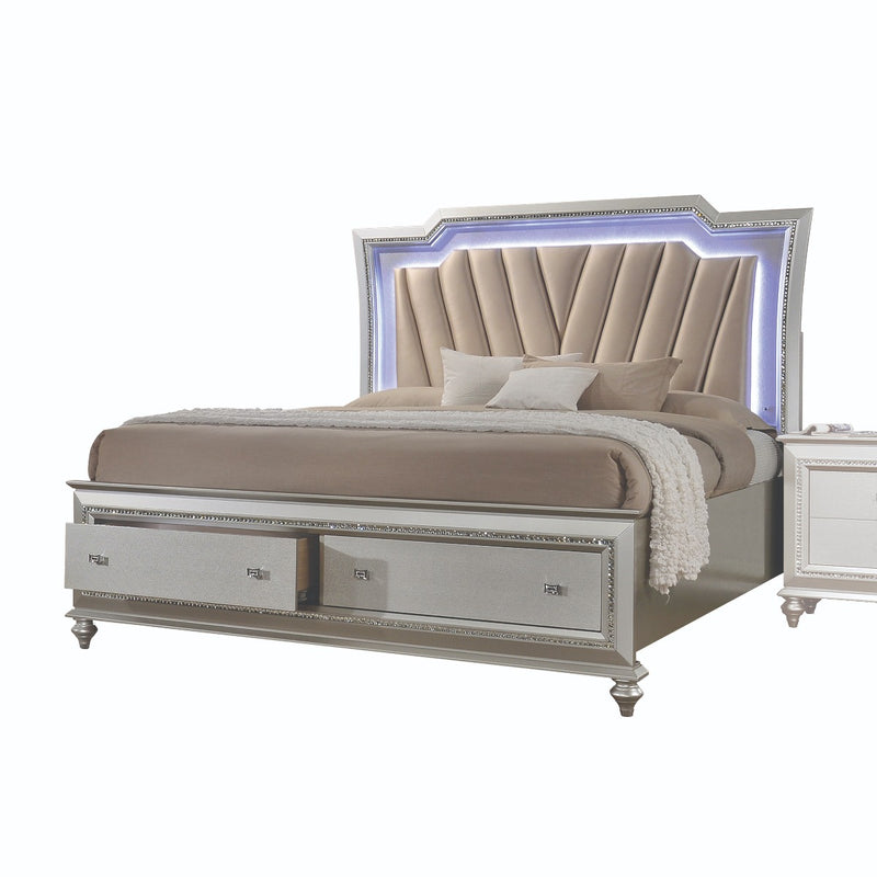 CK Bed w/Storage & LED