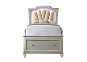 Twin Bed w/LED