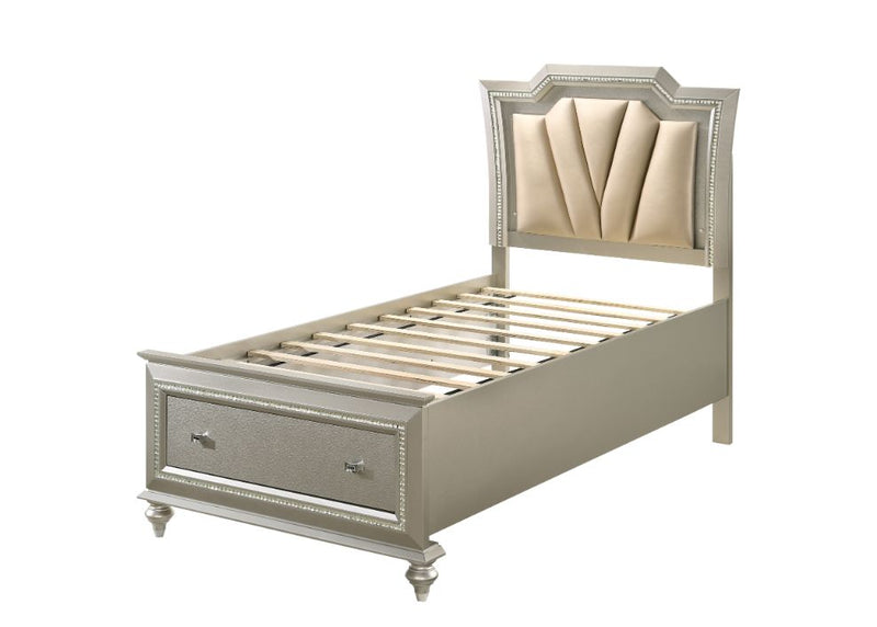 Full Bed w/Storage & LED