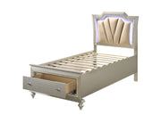 Full Bed w/Storage & LED