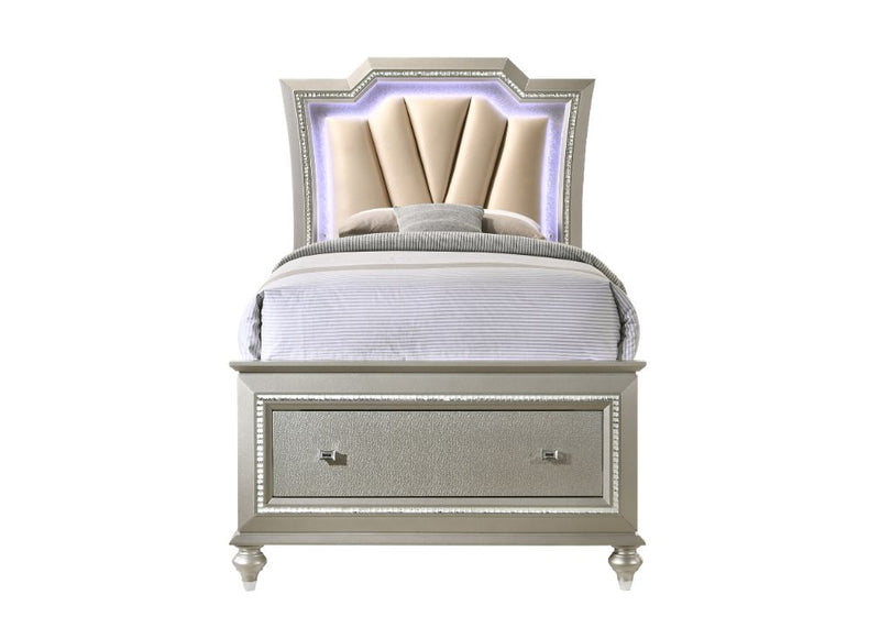 Full Bed w/Storage & LED