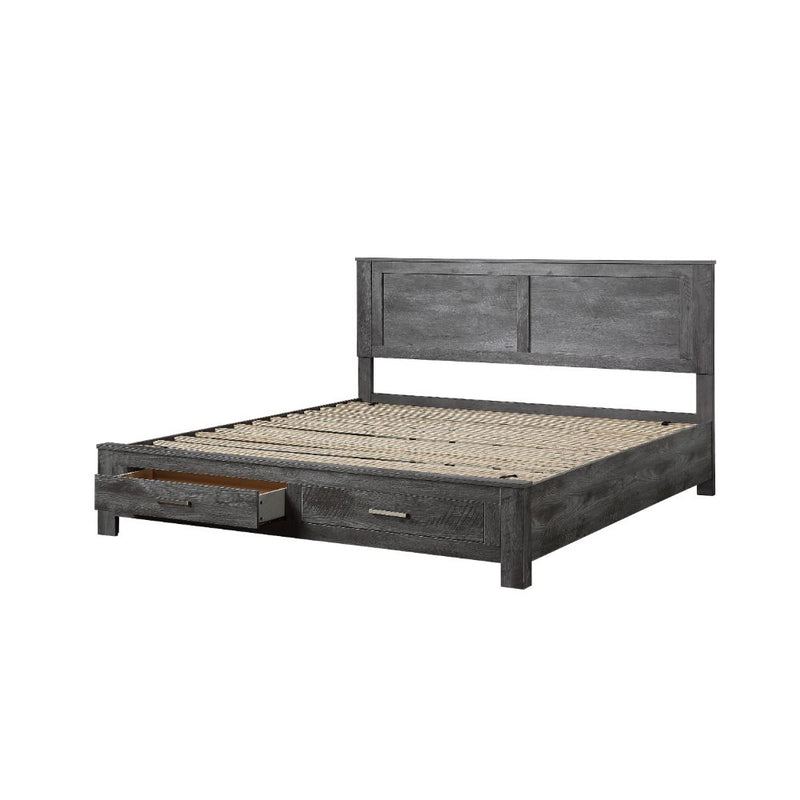 Queen Bed w/Storage