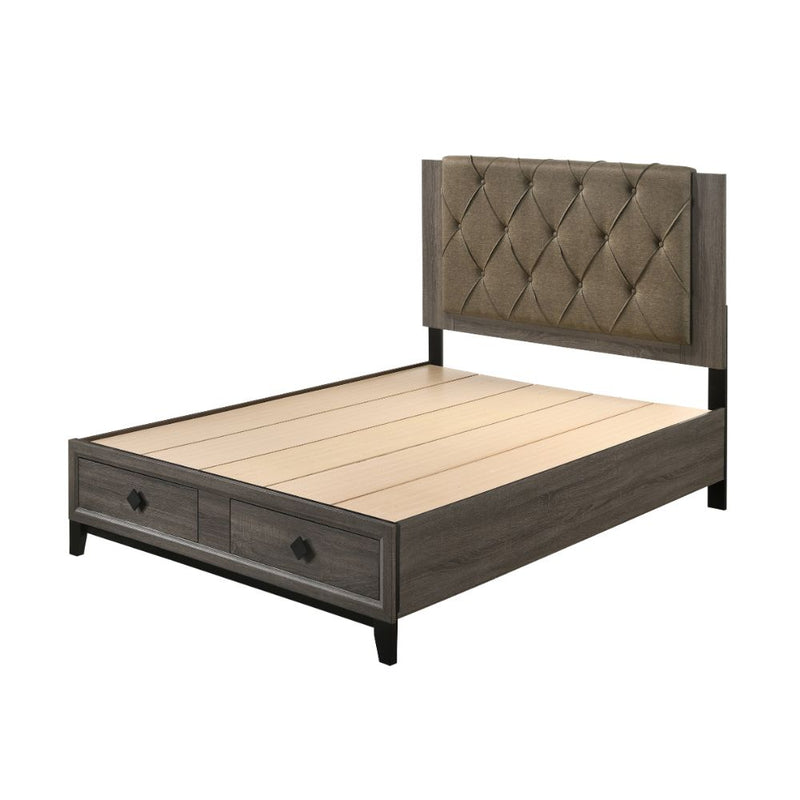 Queen Bed w/Storage